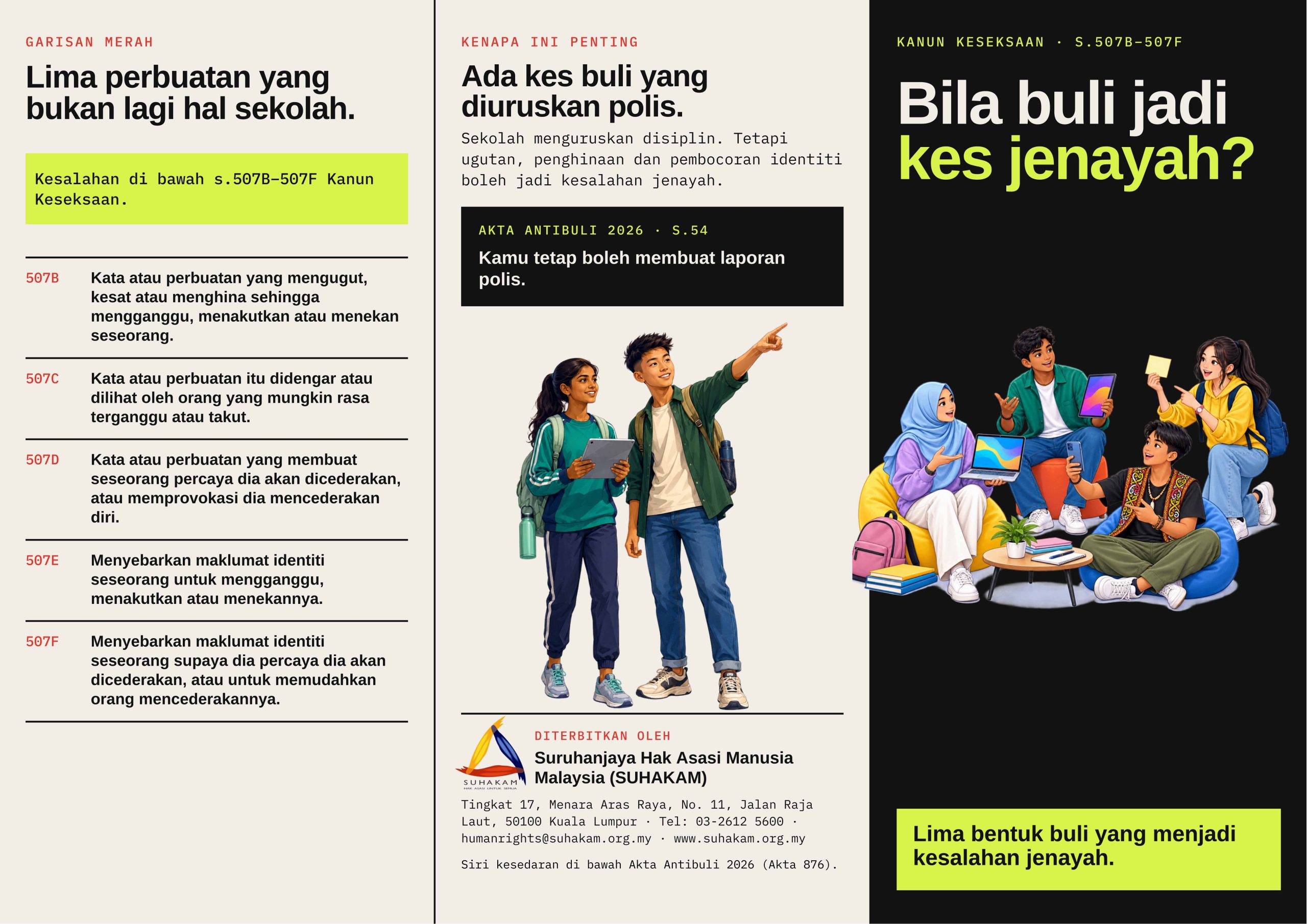 Brochure 10  Bila Buli Jadi Kes Jenayah